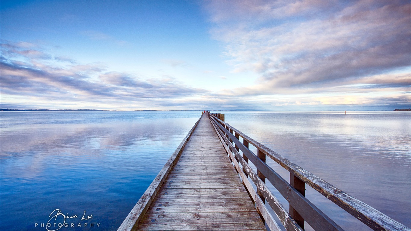 뉴질랜드 북섬의 아름다운 풍경, 윈도우 8 테마 배경 화면 #3 - 1366x768