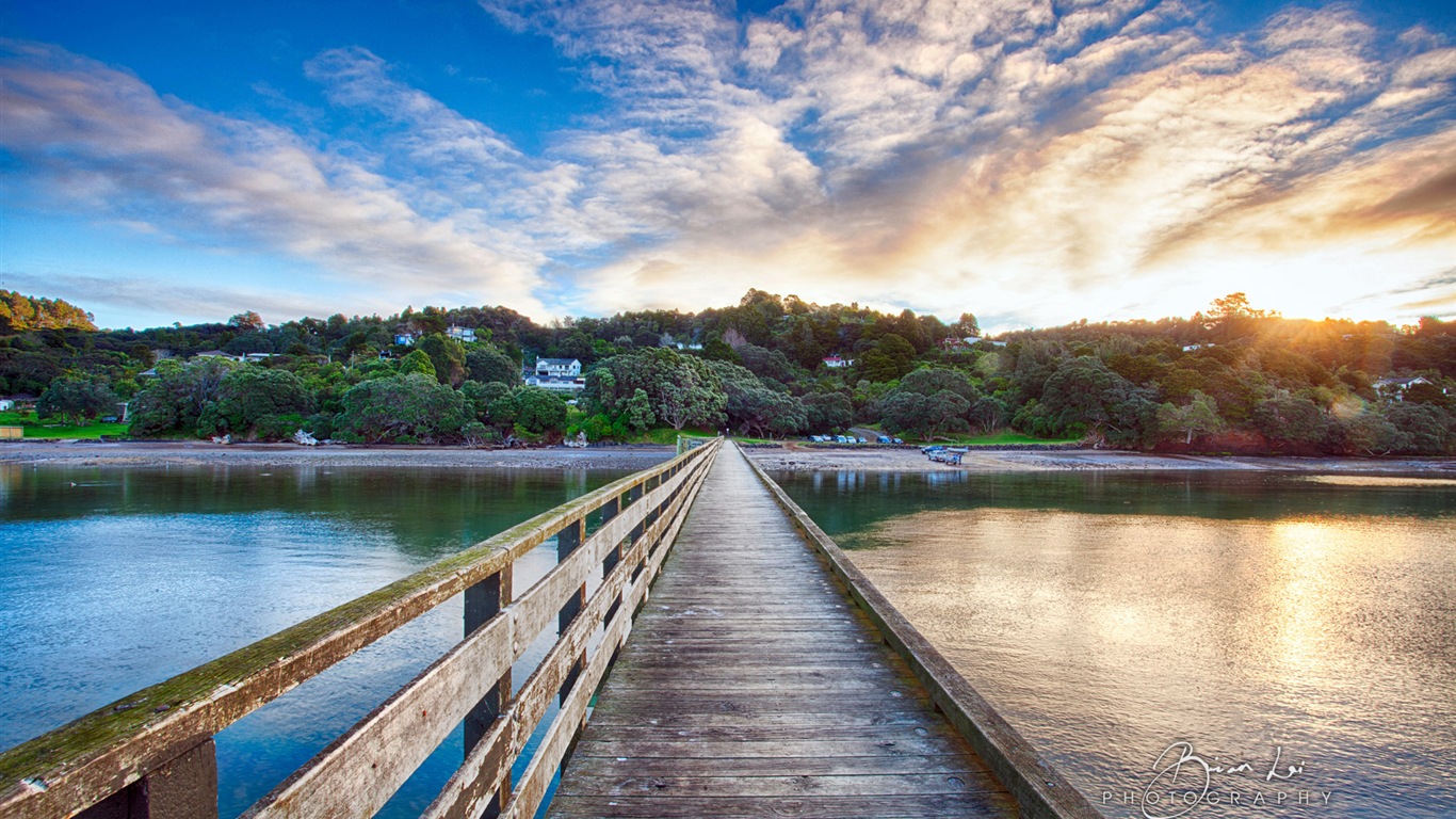 뉴질랜드 북섬의 아름다운 풍경, 윈도우 8 테마 배경 화면 #5 - 1366x768