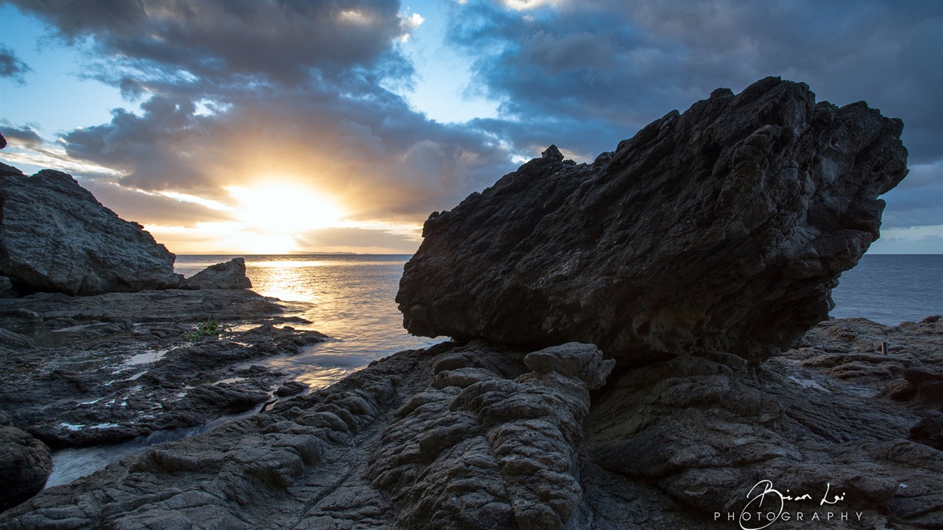 新西兰北岛美丽的风景，Windows 8 主题壁纸11 - 1366x768