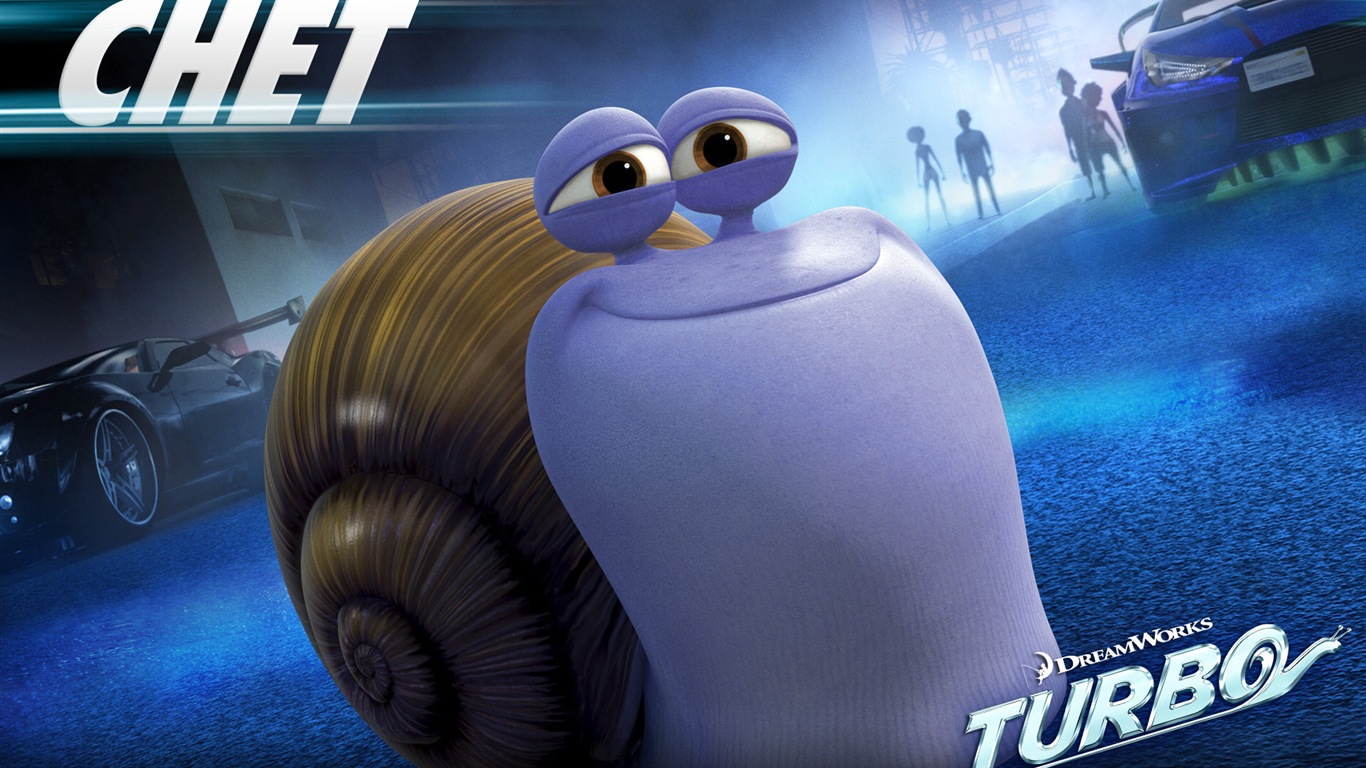 Turbo 极速蜗牛3D电影 高清壁纸3 - 1366x768