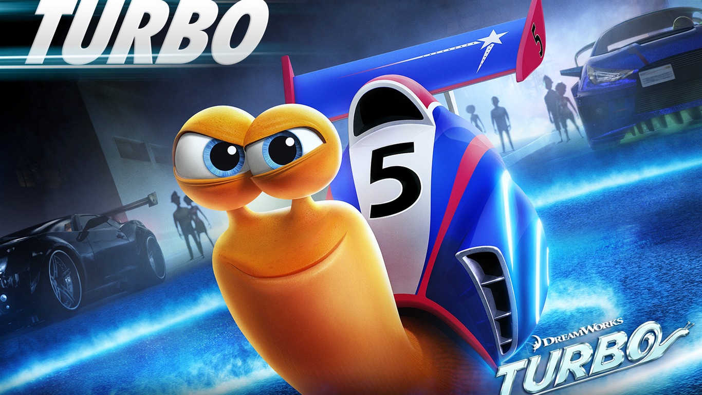 Фильм HD обои Turbo 3D #9 - 1366x768