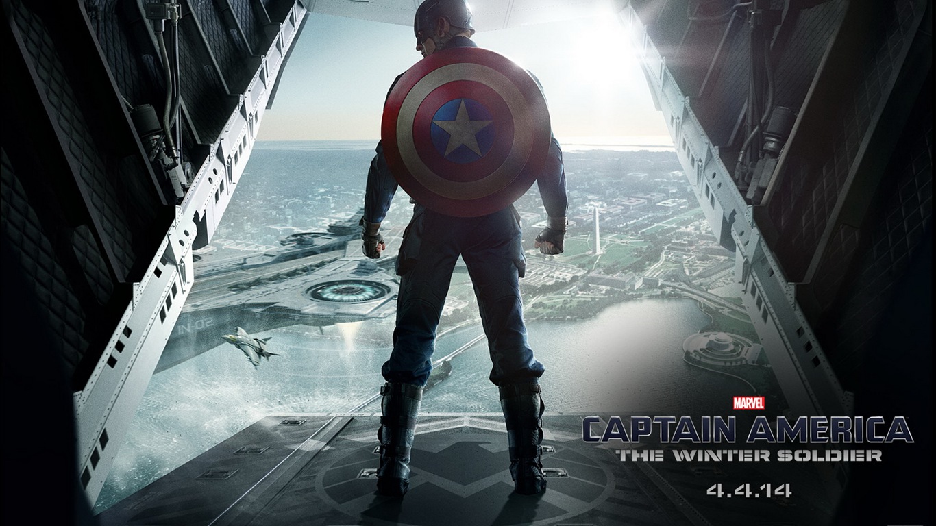 Капитан Америка: Зимний Солдат HD обои #2 - 1366x768