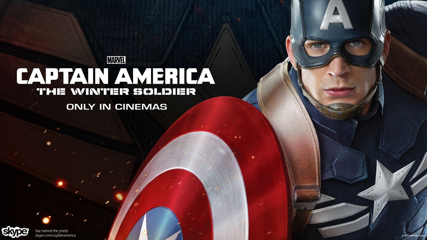 Captain America: The Winter Soldier HD tapety na plochu #11 - 1366x768