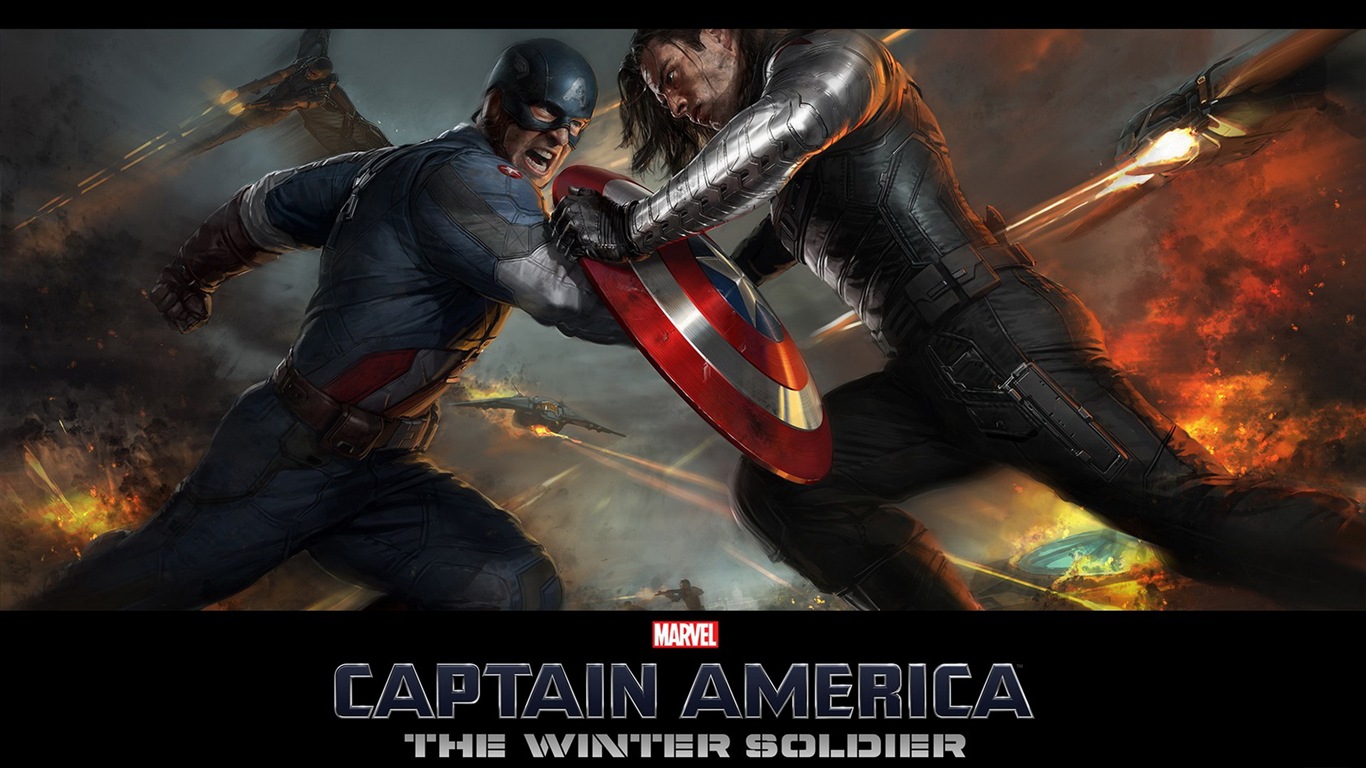 Капитан Америка: Зимний Солдат HD обои #13 - 1366x768
