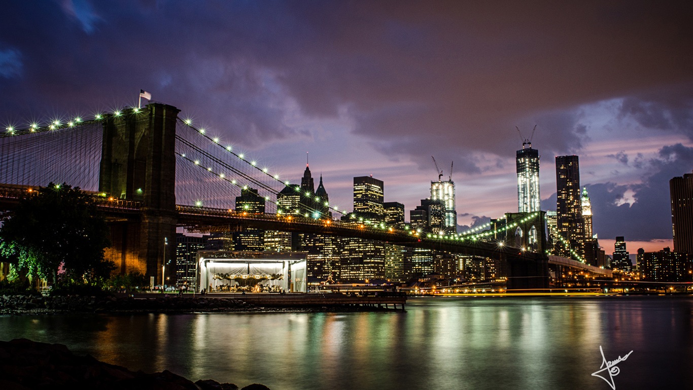 New York cityscapes, Microsoft Windows 8 HD wallpapers #5 - 1366x768