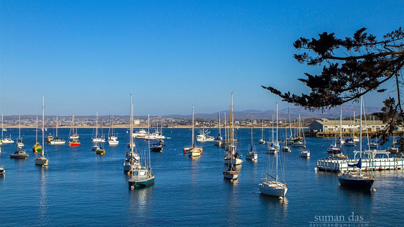 캘리포니아 해안 풍경, 윈도우 8 테마 배경 화면 #5 - 1366x768