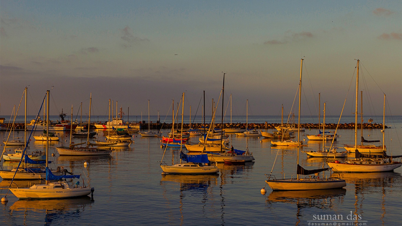 캘리포니아 해안 풍경, 윈도우 8 테마 배경 화면 #11 - 1366x768