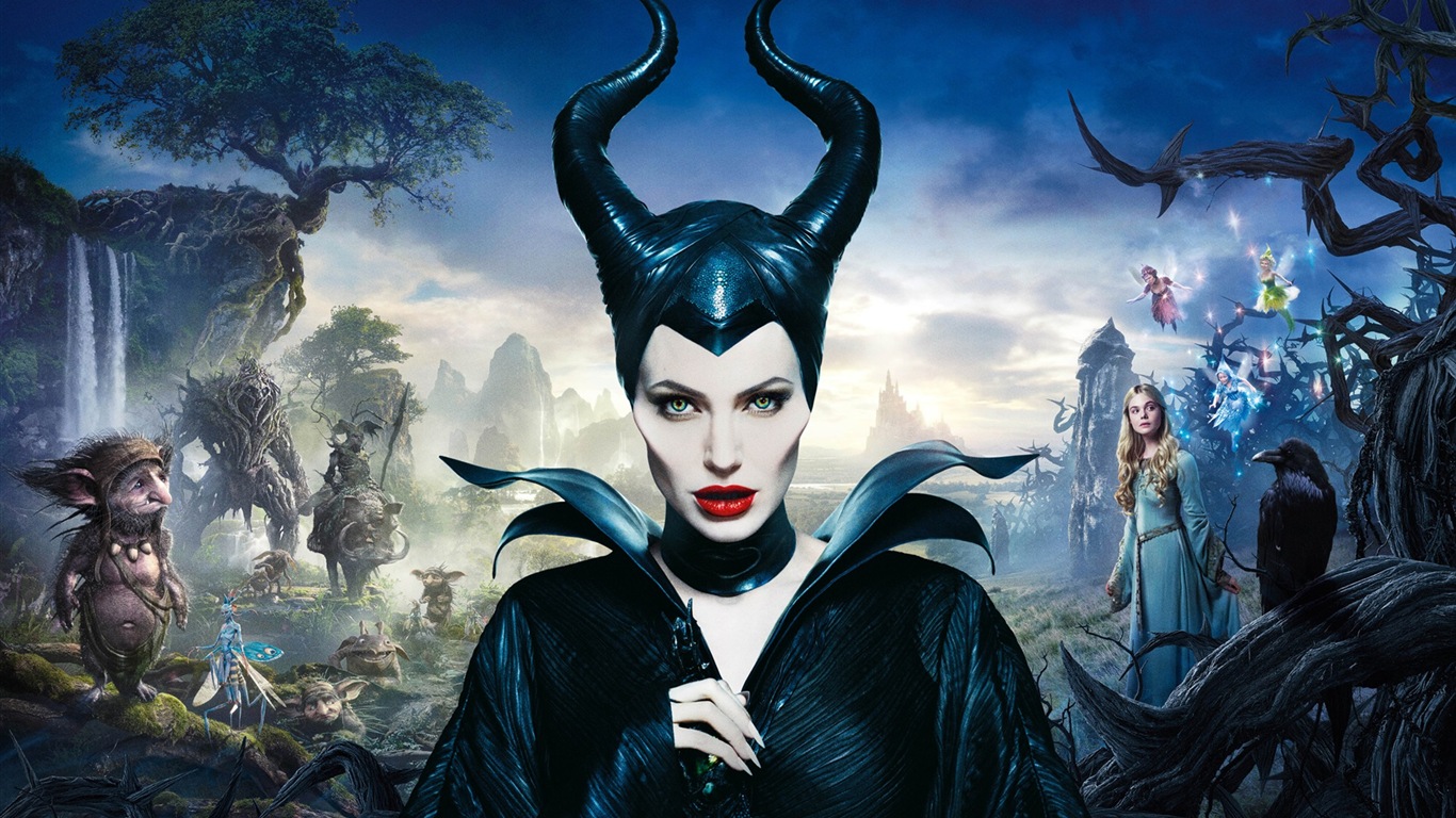 Maleficent обои 2014 HD кино #6 - 1366x768