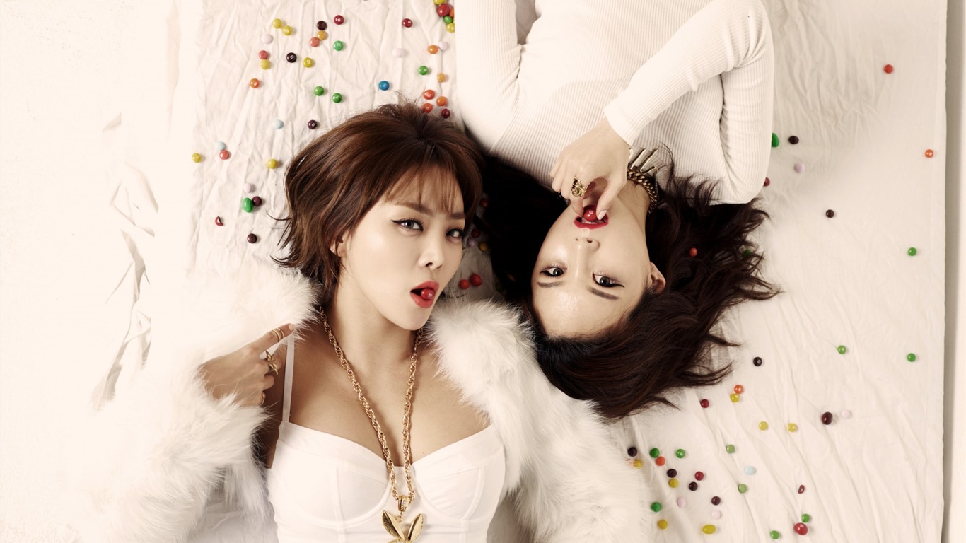 Korean girl music group, Brown Eyed Girls HD wallpapers #7 - 1366x768