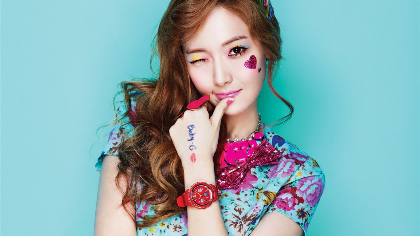 Girls Generation SNSD Casio Kiss Me Baby-G wallpapers #5 - 1366x768