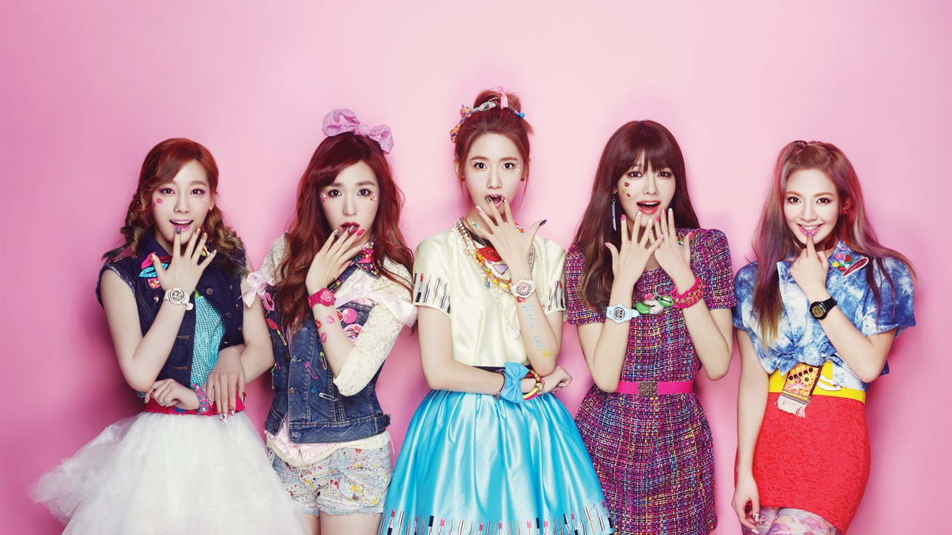 Girls Generation SNSD Casio Kiss Me Baby-G tapety #11 - 1366x768