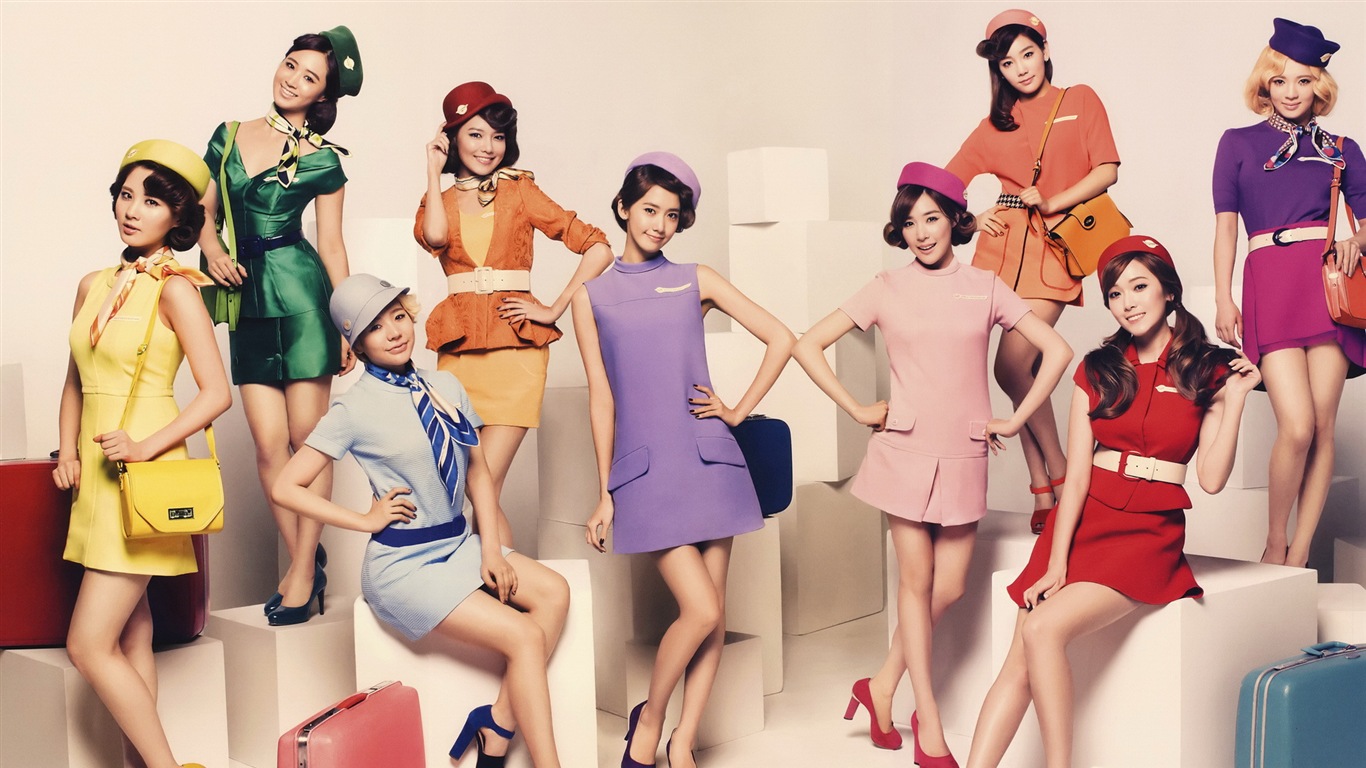 Girls Generation SNSD Girls & Frieden Japan Tour HD Wallpaper #1 - 1366x768