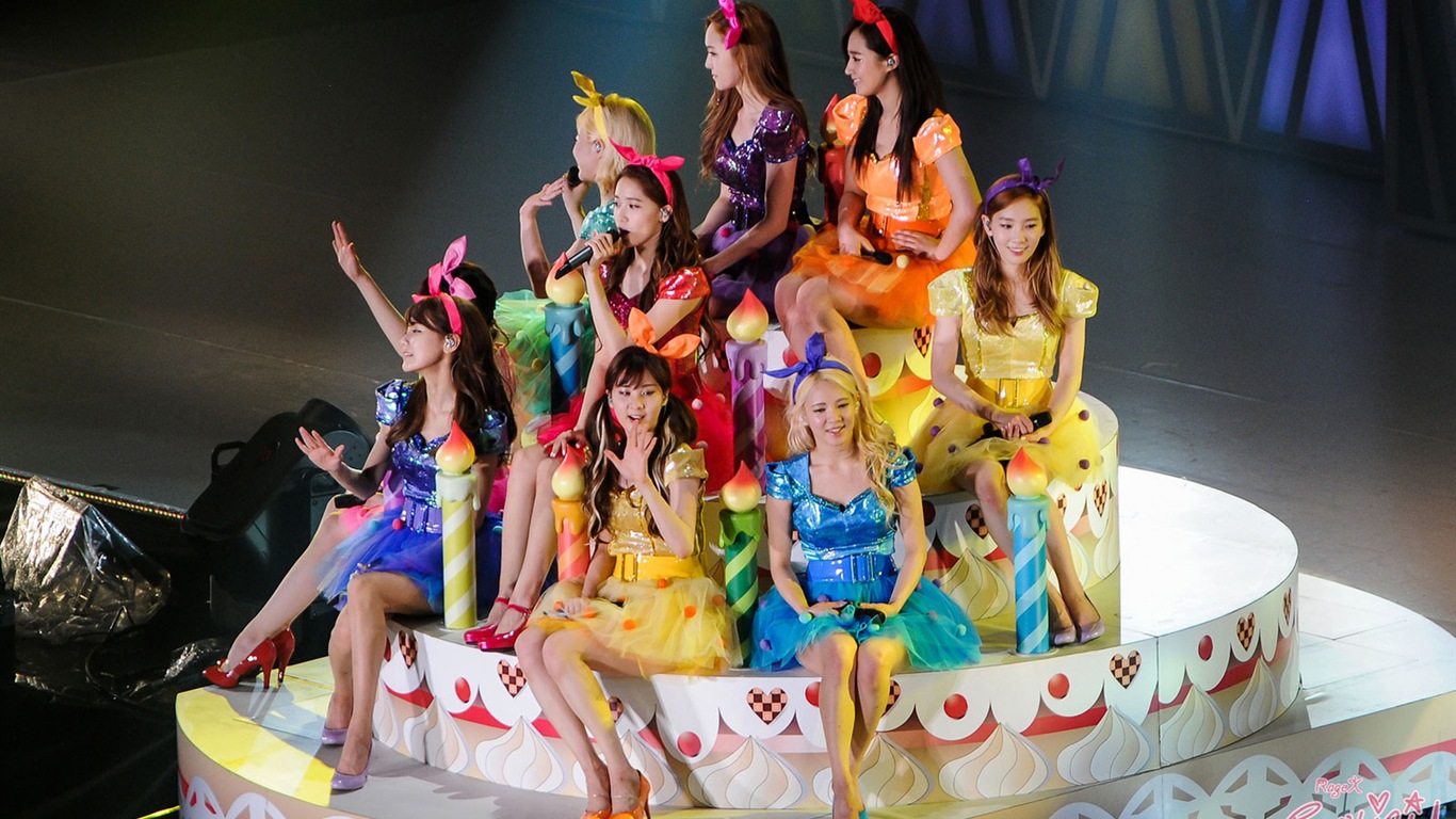 Girls Generation SNSD Girls & Peace Japan Tour HD tapety na plochu #16 - 1366x768