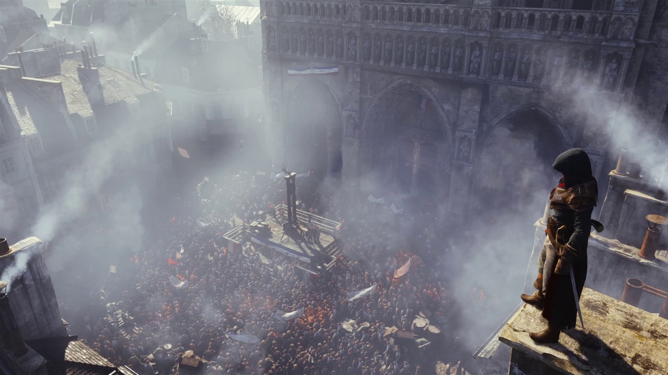 2014 Assassin 's Creed: Unité Fonds d'écran HD #5 - 1366x768