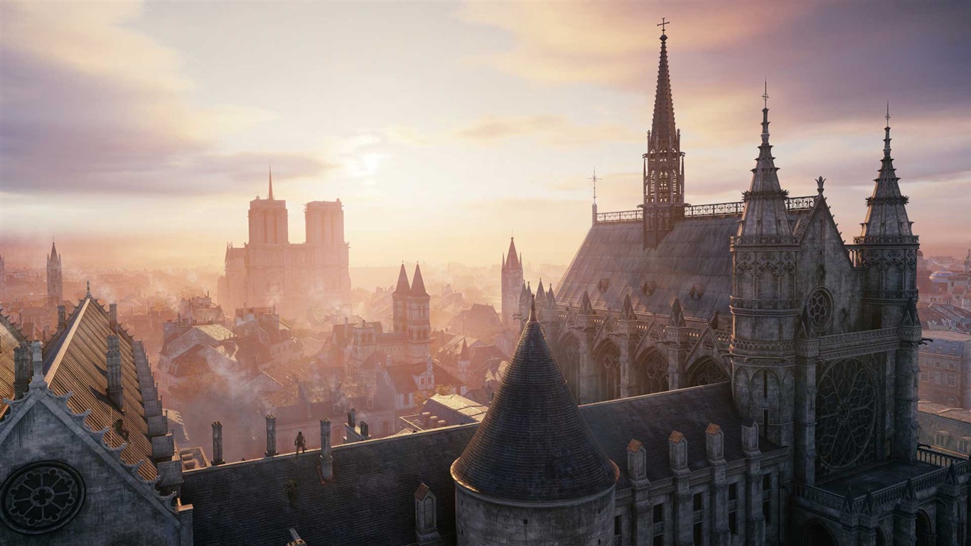 2014 Assassin's Creed: Unity 刺客信条：大革命 高清壁纸8 - 1366x768
