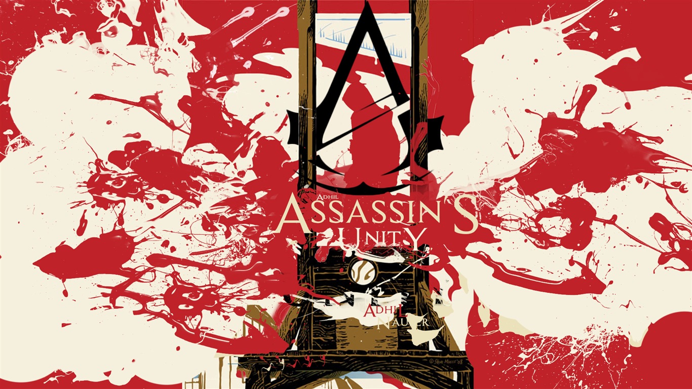 2014 Assassin 's Creed: Unité Fonds d'écran HD #9 - 1366x768