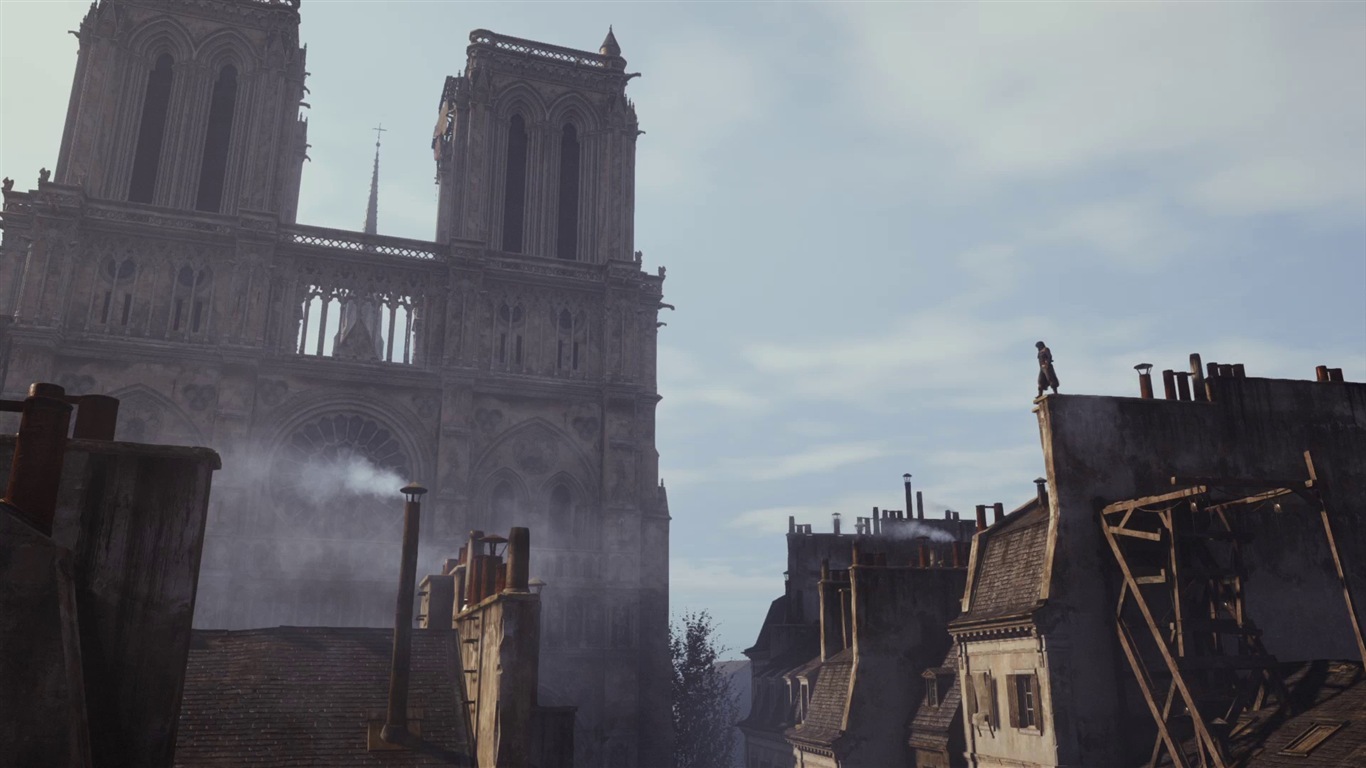 2014 Assassin 's Creed: Unité Fonds d'écran HD #13 - 1366x768