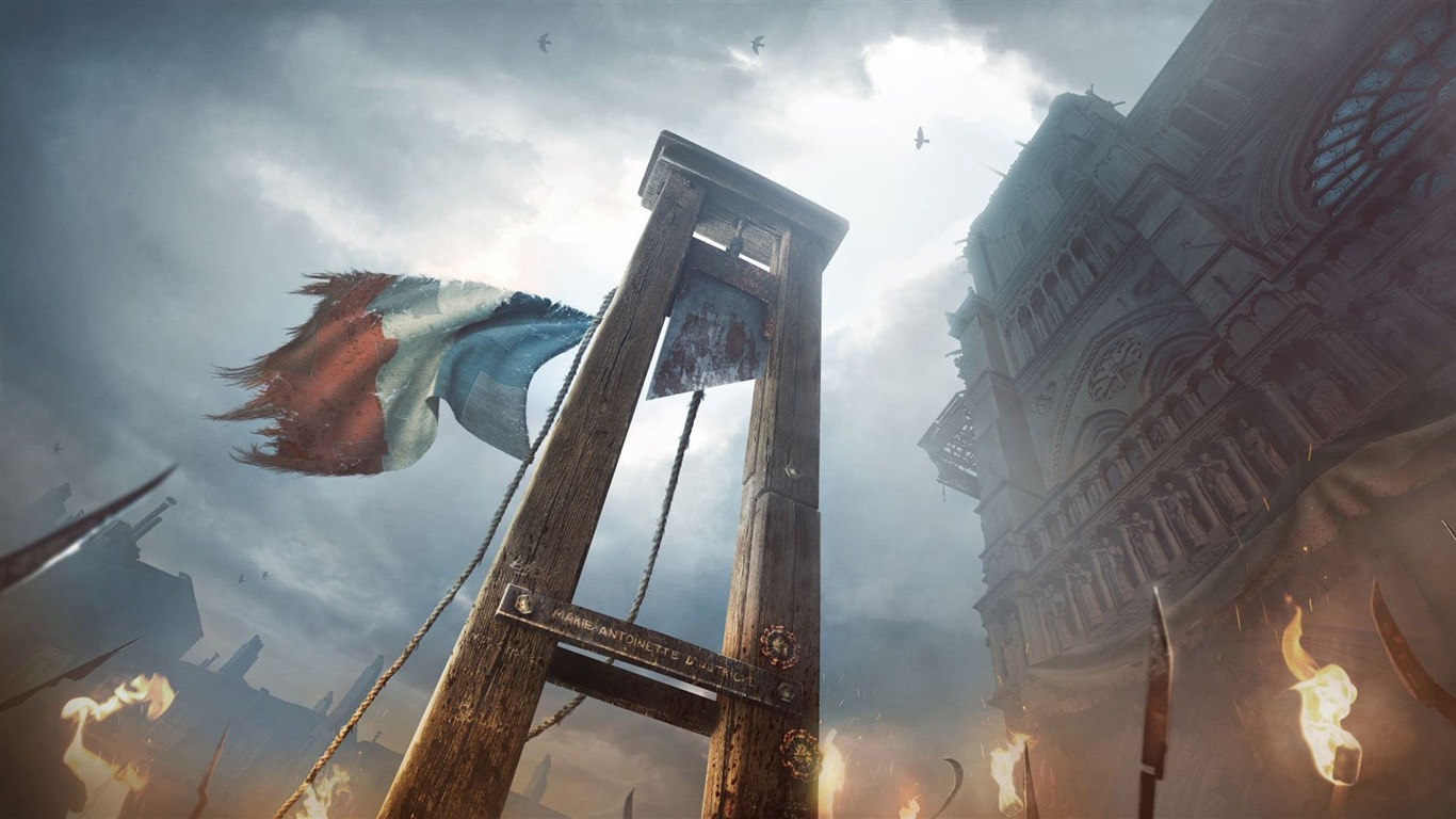 2014 Assassin 's Creed: Unité Fonds d'écran HD #15 - 1366x768