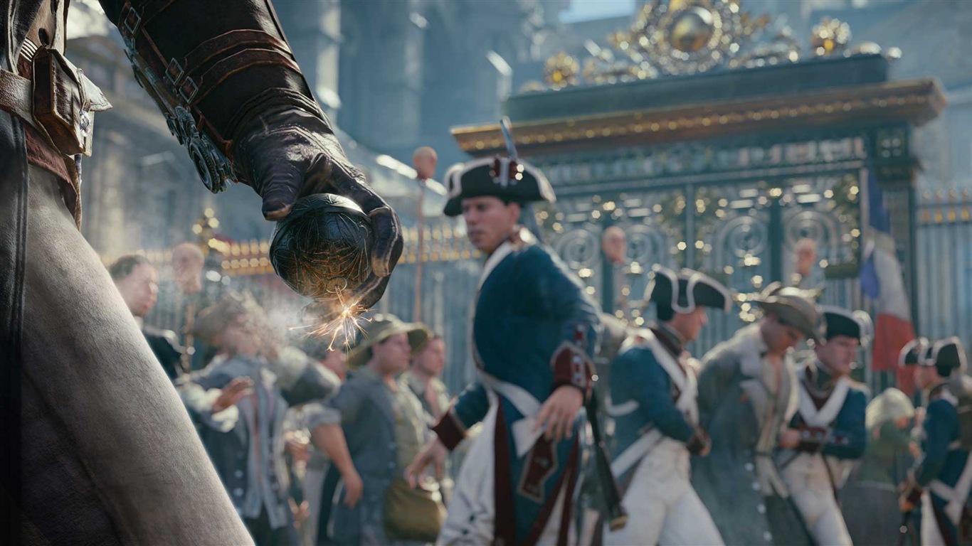 2014 Assassin's Creed: Unity 刺客信条：大革命 高清壁纸20 - 1366x768