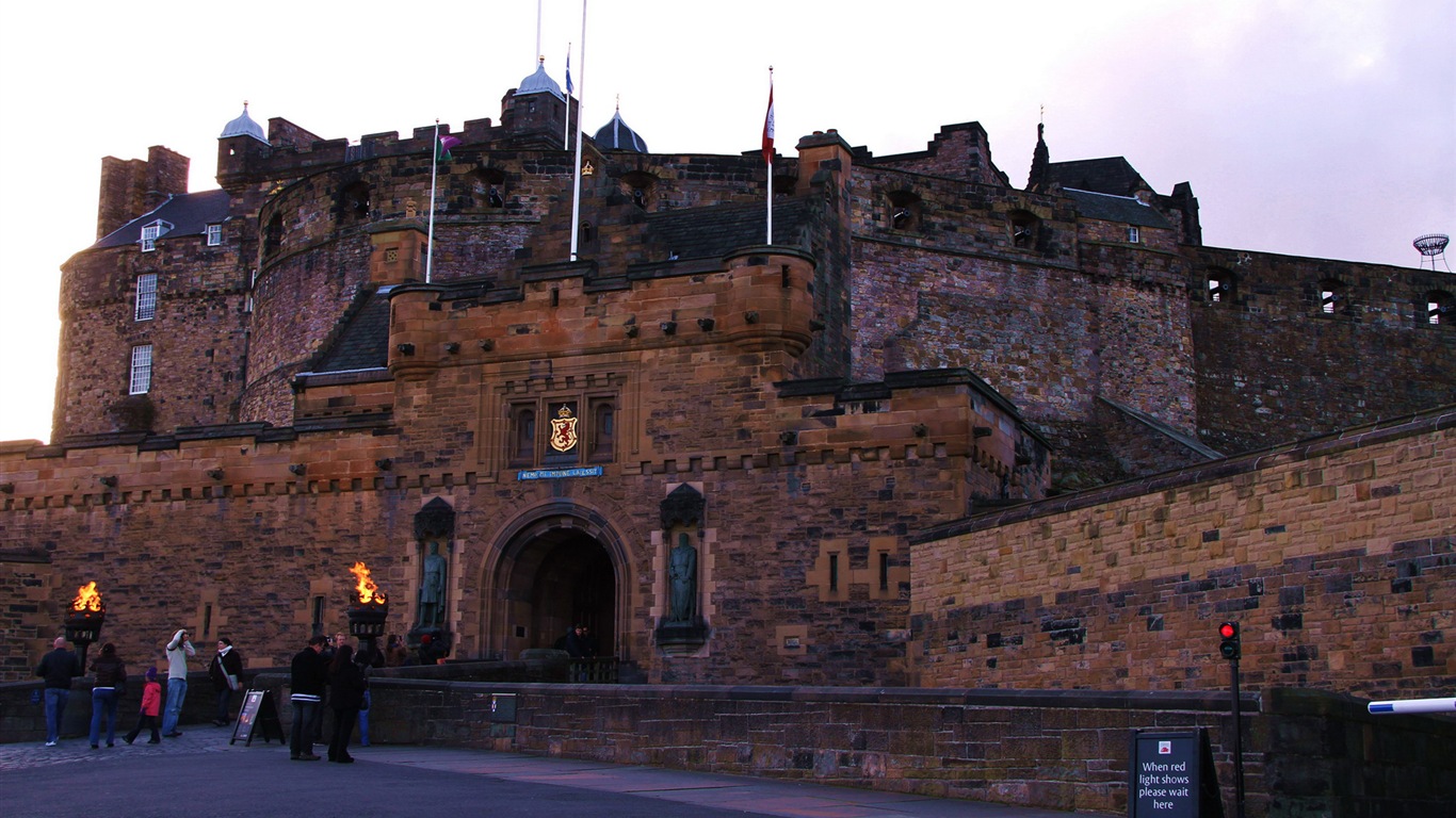 苏格兰爱丁堡城市美景 高清壁纸6 - 1366x768
