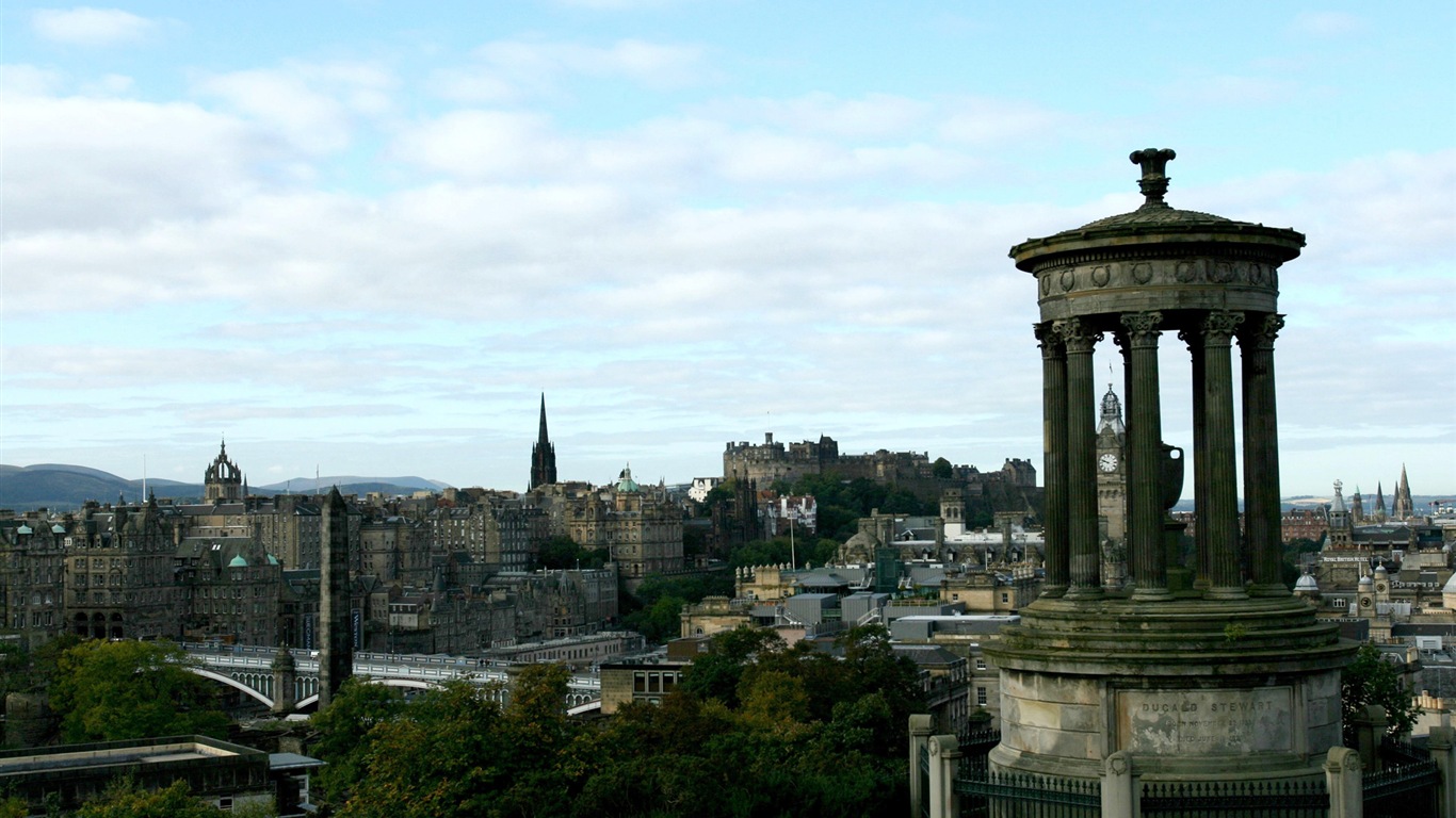 苏格兰爱丁堡城市美景 高清壁纸9 - 1366x768