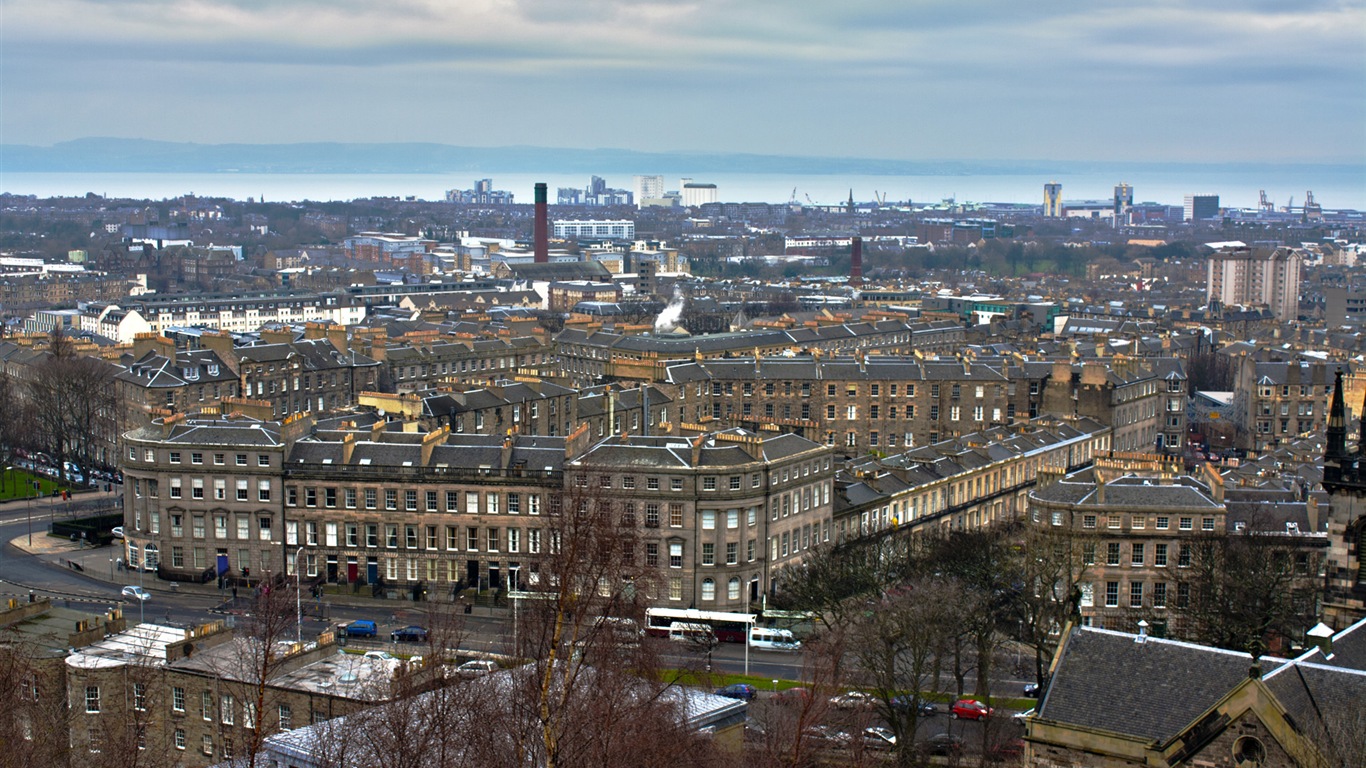 苏格兰爱丁堡城市美景 高清壁纸12 - 1366x768
