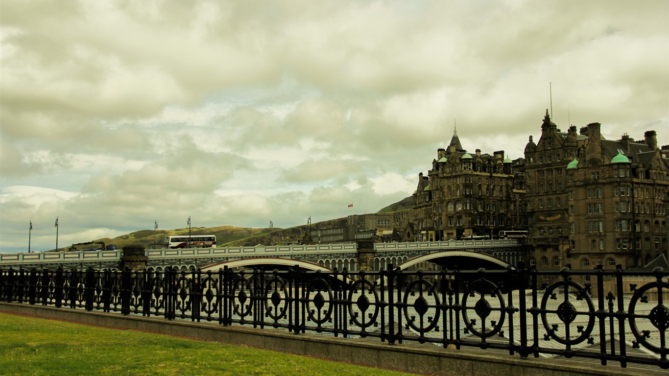 苏格兰爱丁堡城市美景 高清壁纸14 - 1366x768