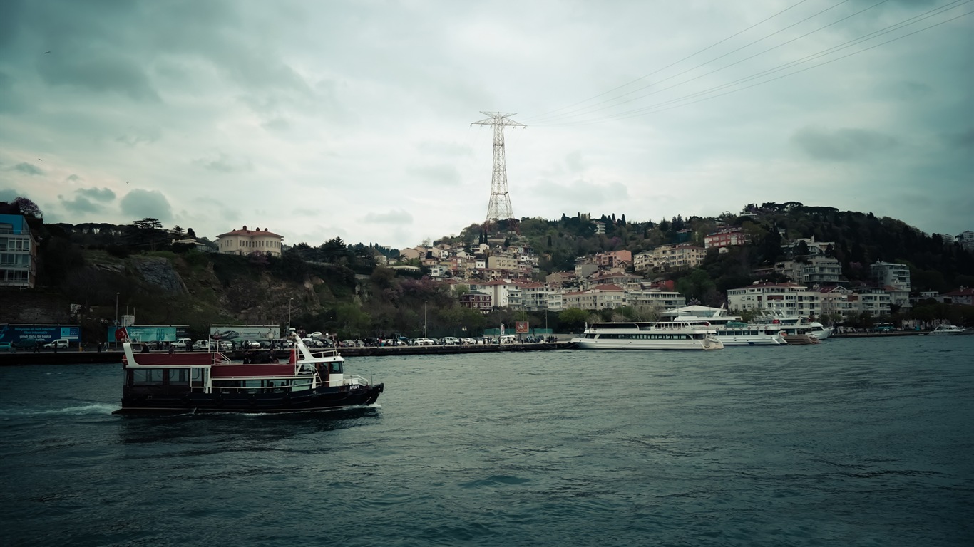 Istanbul, Turquie fonds d'écran HD #7 - 1366x768