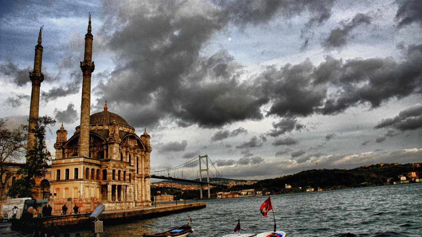 Istanbul, Turquie fonds d'écran HD #22 - 1366x768