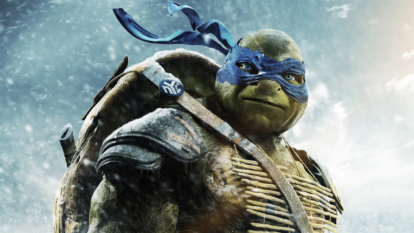 2014 Teenage Mutant Ninja Turtles 忍者神龟 高清影视壁纸1 - 1366x768