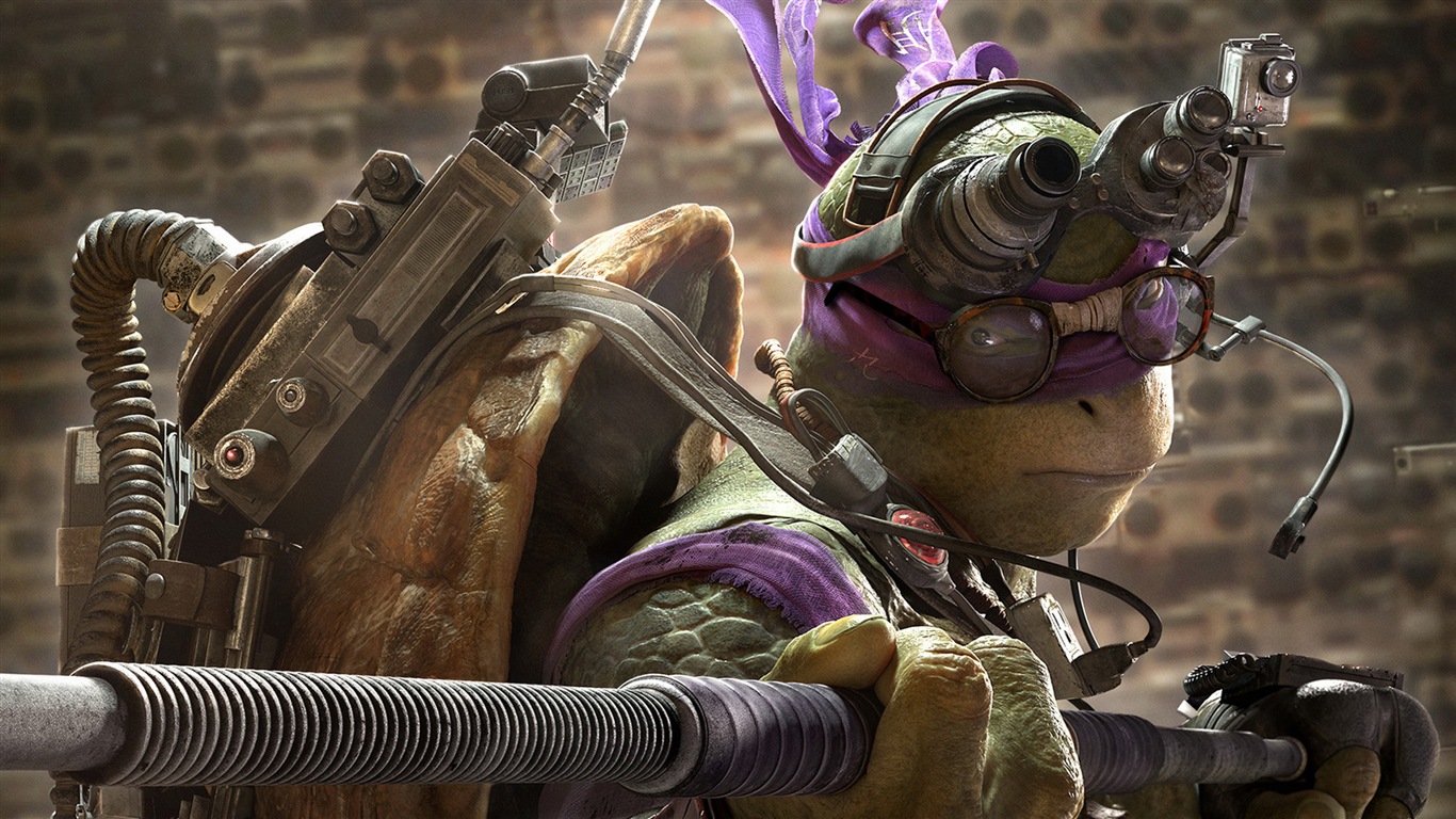 2014 Teenage Mutant Ninja Turtles HD movie wallpapers #3 - 1366x768