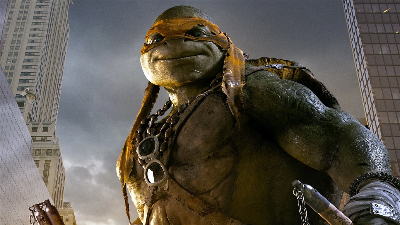 2014 fondos de pantalla de la película Teenage Mutant Ninja Turtles HD #4 - 1366x768