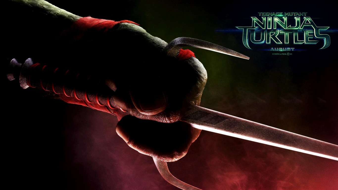 2014 Teenage Mutant Ninja Turtles HD movie wallpapers #5 - 1366x768