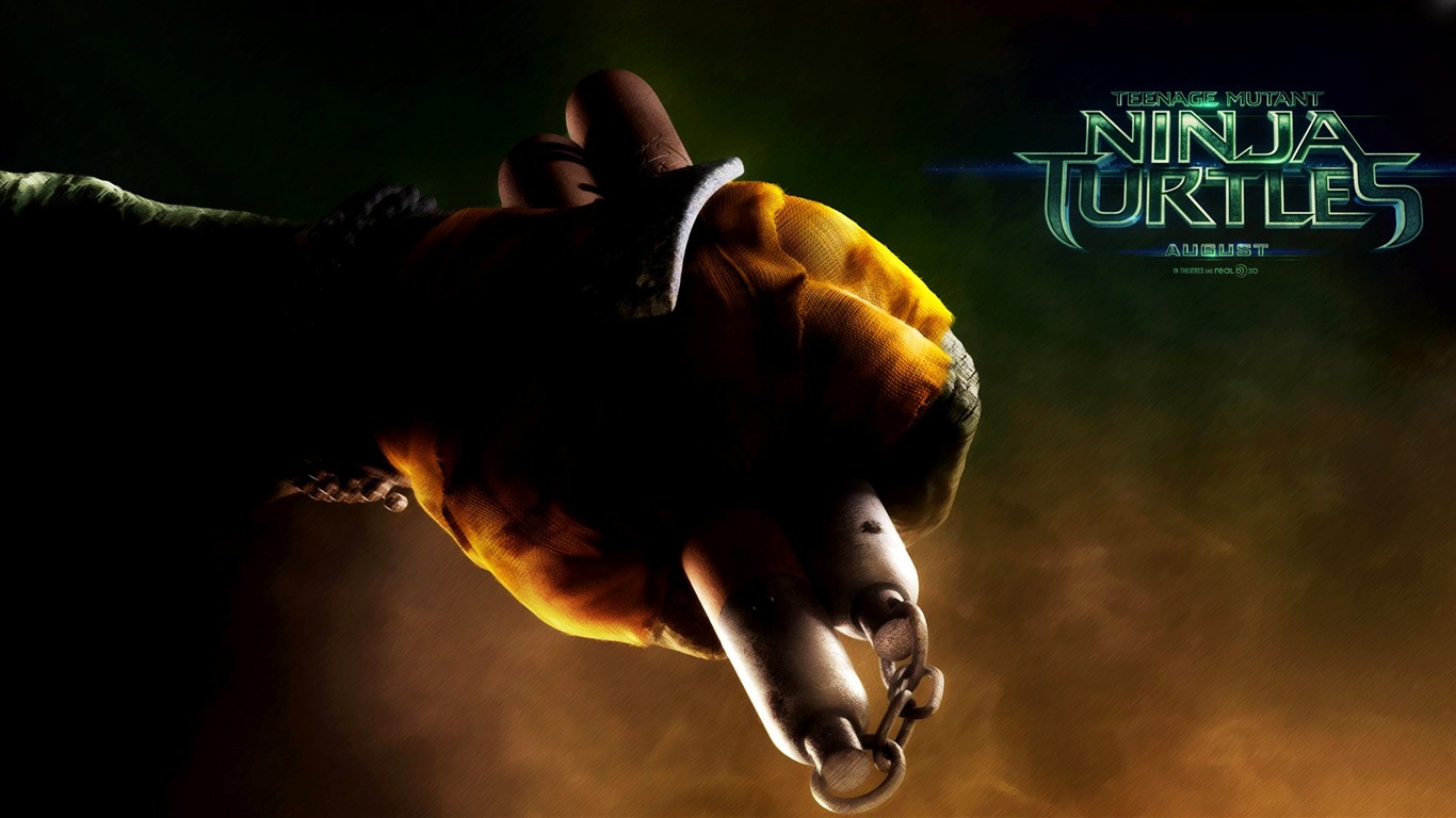 2014 Teenage Mutant Ninja Turtles 忍者神龟 高清影视壁纸7 - 1366x768