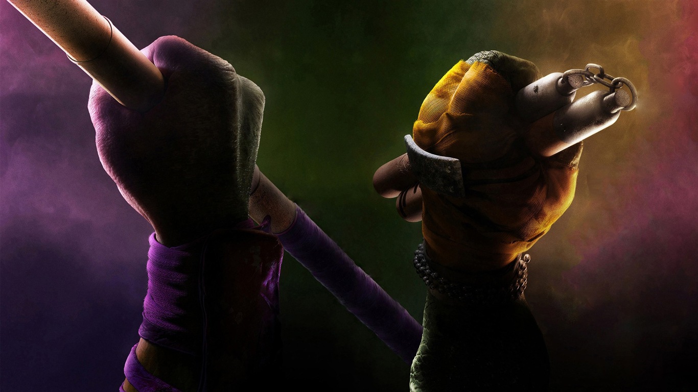 2014 Teenage Mutant Ninja Turtles films HD fonds d'écran #10 - 1366x768