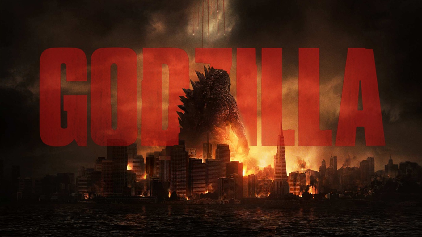 Godzilla 2014 Fondos de película HD #11 - 1366x768