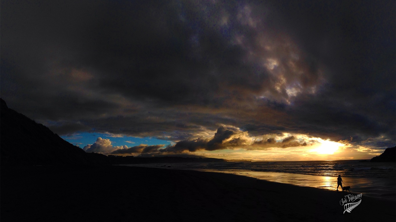 뉴질랜드의 아름다운 풍경, 윈도우 8 테마 배경 화면 #5 - 1366x768