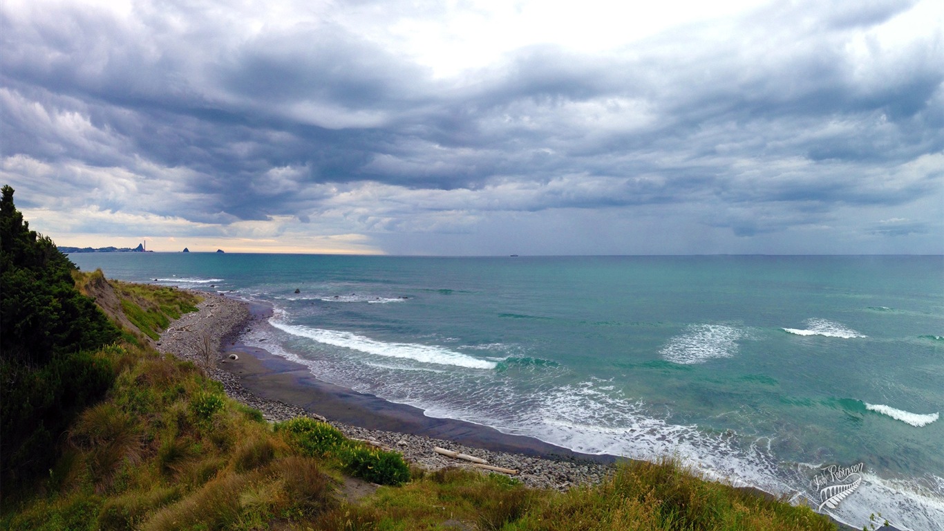뉴질랜드의 아름다운 풍경, 윈도우 8 테마 배경 화면 #6 - 1366x768