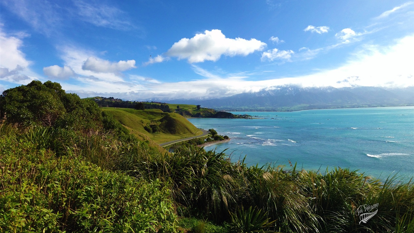 Impresionantes paisajes de Nueva Zelanda, Windows 8 tema fondos de pantalla #7 - 1366x768