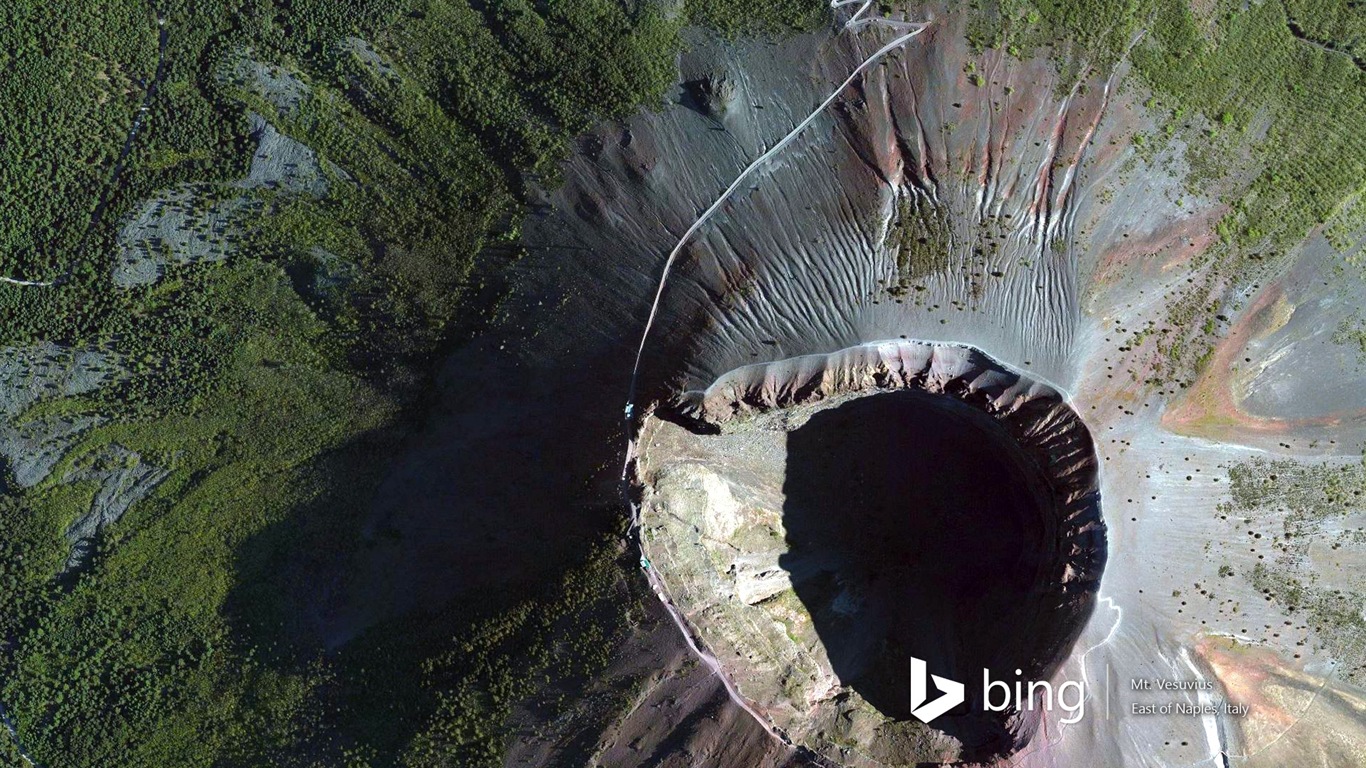 Microsoft Bing HD обои: Вид с воздуха на Европе #6 - 1366x768