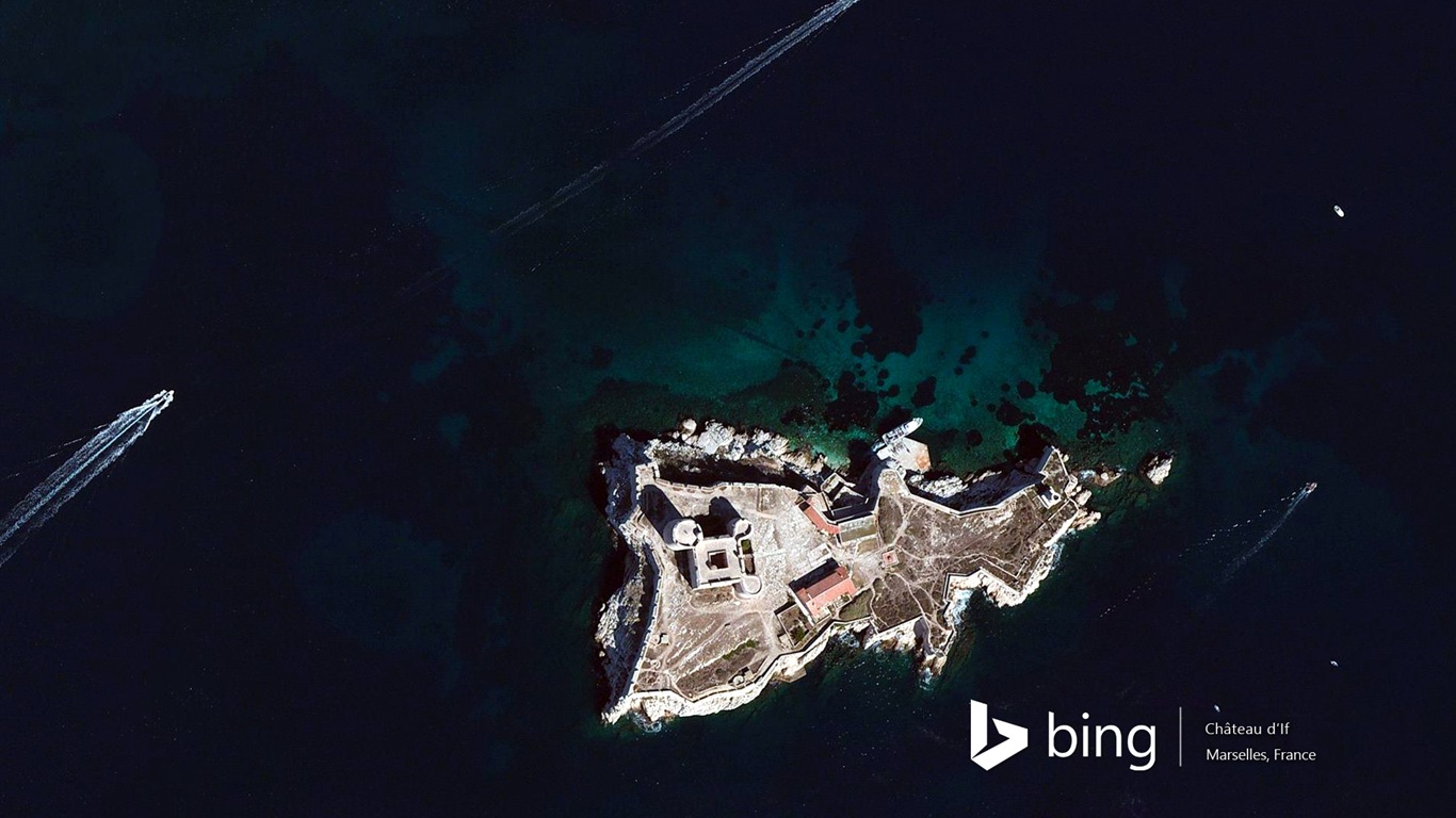 Microsoft Bing HD обои: Вид с воздуха на Европе #16 - 1366x768