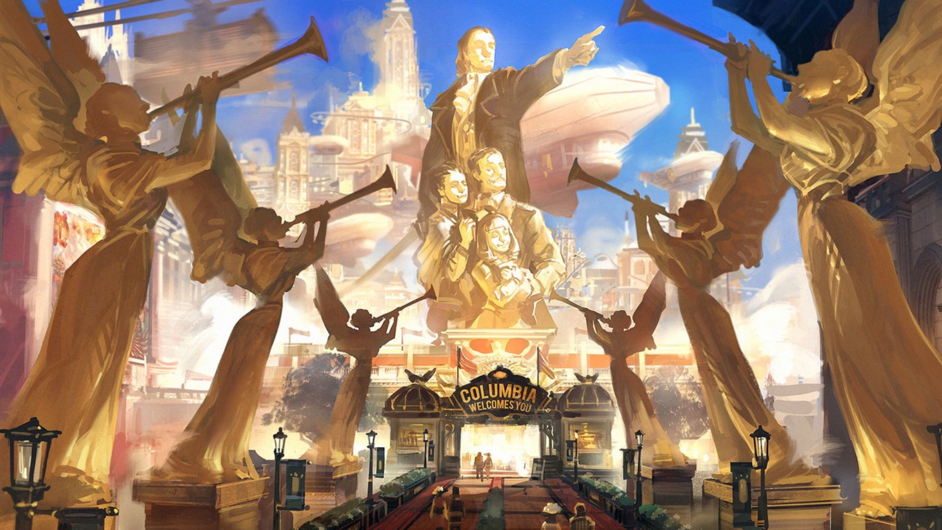 BioShock Infinite 生化奇兵：无限 高清游戏壁纸8 - 1366x768