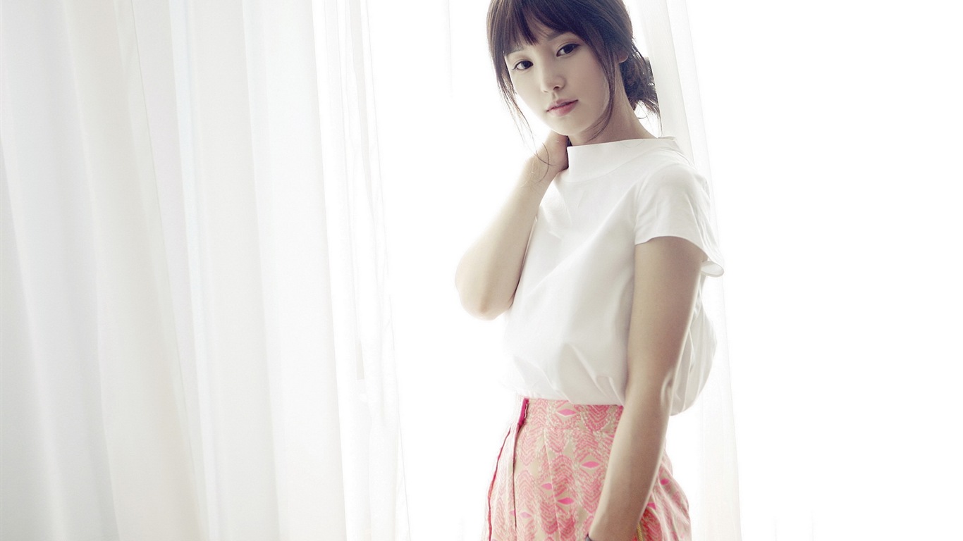 Jižní Korea krásné dívky Nankui Li HD tapety na plochu #9 - 1366x768