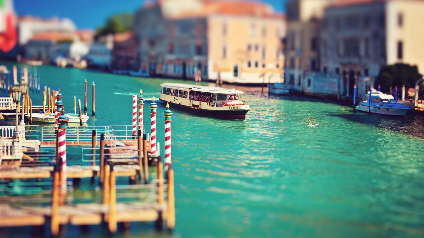 美丽的水城，威尼斯 高清壁纸11 - 1366x768