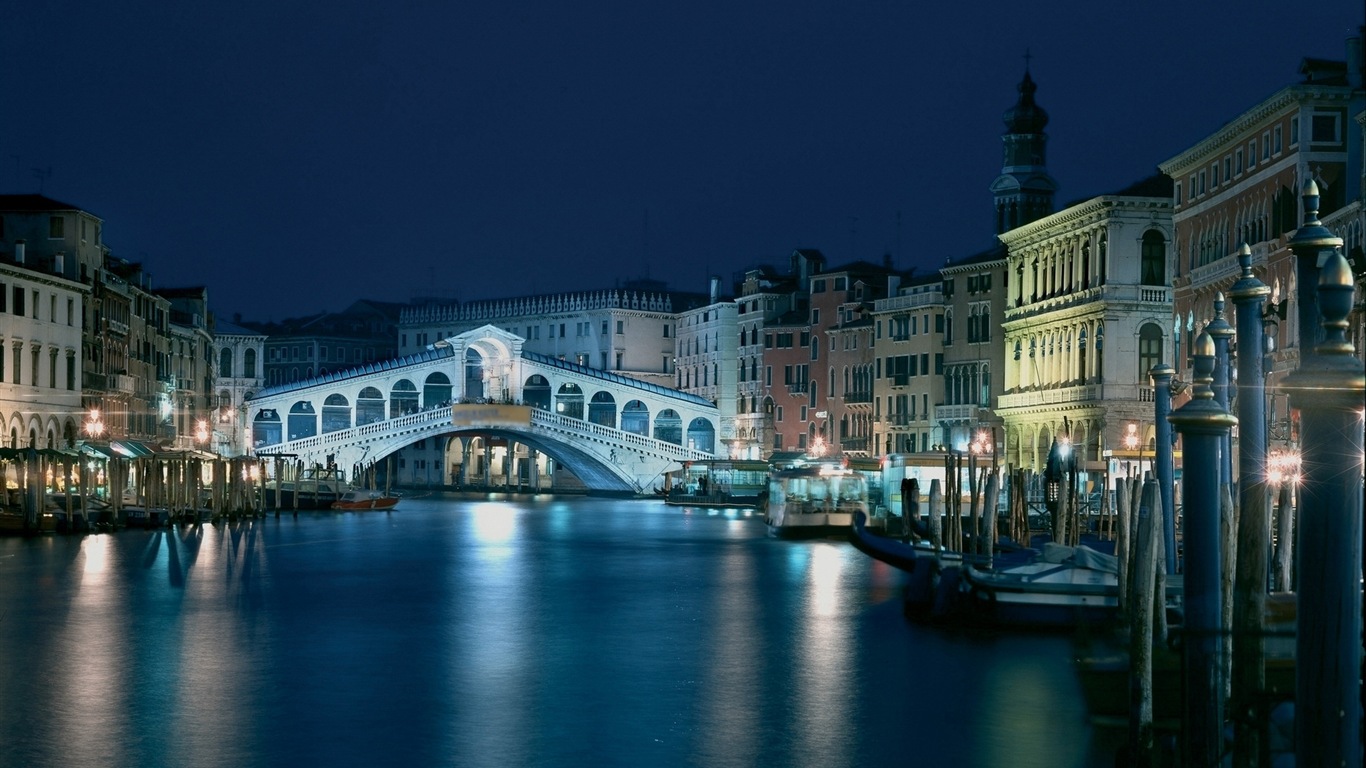 Krásné Watertown, Venice HD tapety na plochu #12 - 1366x768