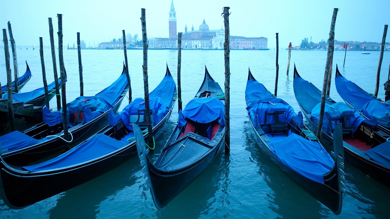 Krásné Watertown, Venice HD tapety na plochu #14 - 1366x768