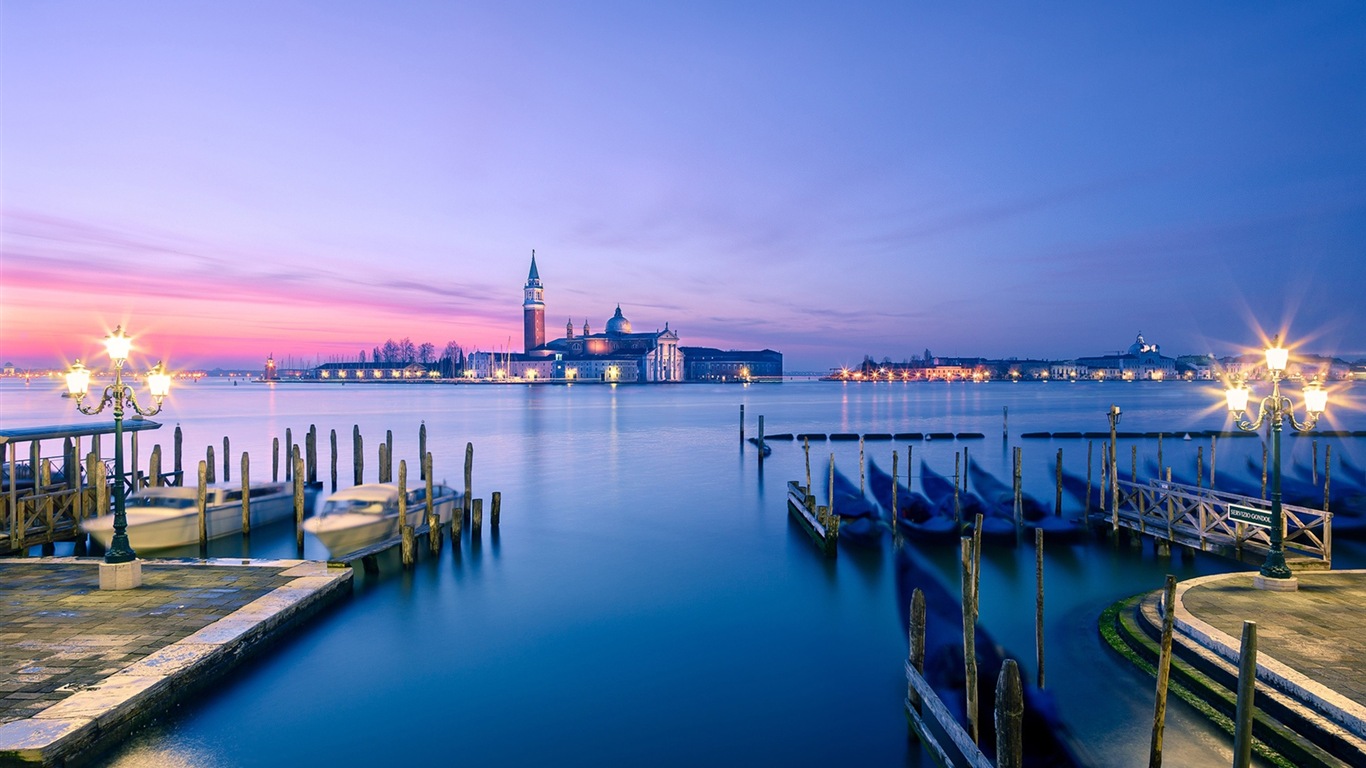 美丽的水城，威尼斯 高清壁纸20 - 1366x768