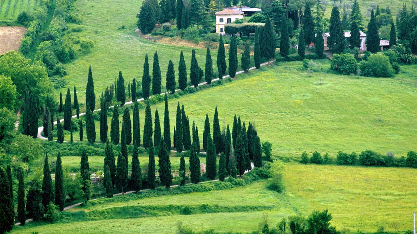 Italská přírodní krásy scenérie HD tapetu #5 - 1366x768