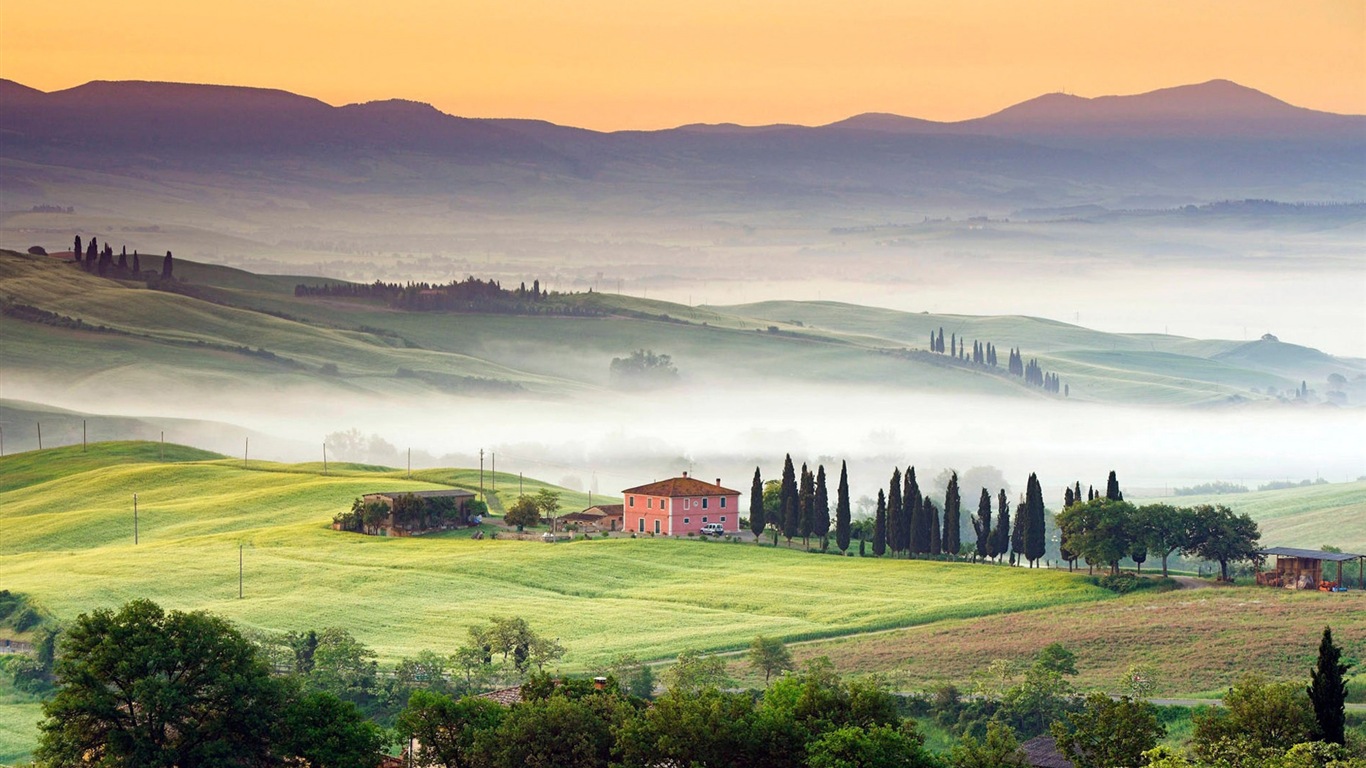 Italienne beauté naturelle papier peint paysage HD #10 - 1366x768