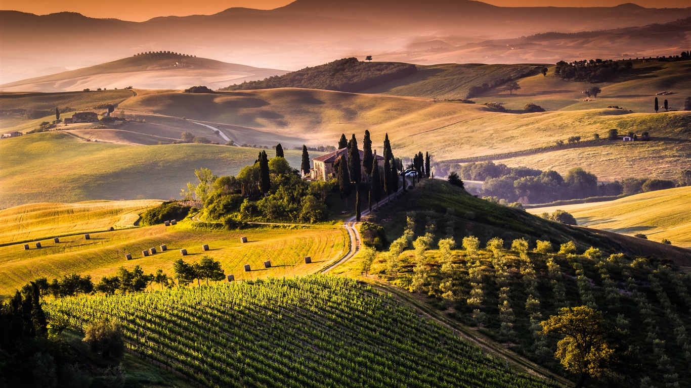 Итальянский естественная красота пейзажа HD обои #16 - 1366x768